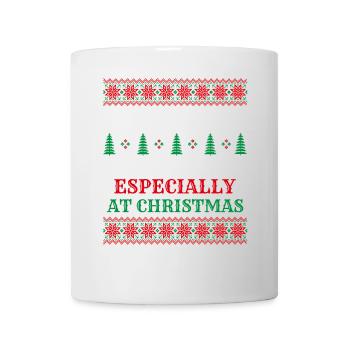 Tenue en maille Joyeux Noël ! Tricot drôle - Mug blanc - blanc - Devant