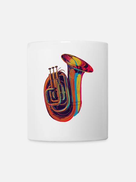 Tuba - Tasse - Weiß