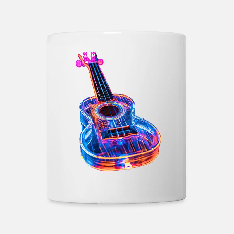 Ukulélé - Mug blanc - blanc
