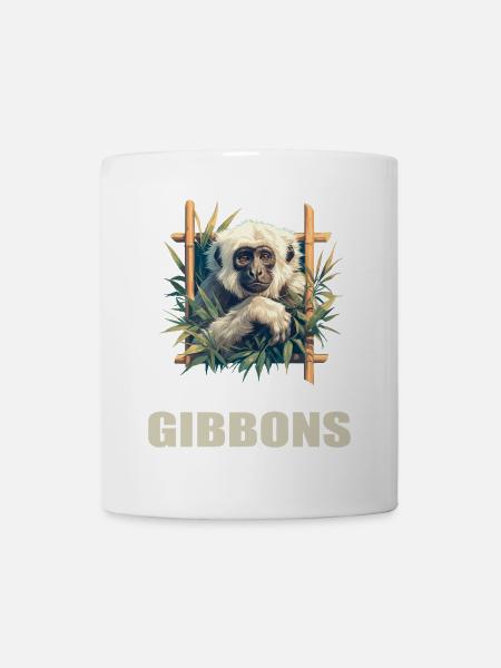 Gibbons Gibbon - Tasse - Weiß