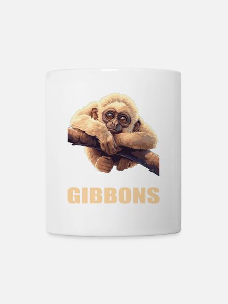Gibbons Gibbon - Tasse - Weiß