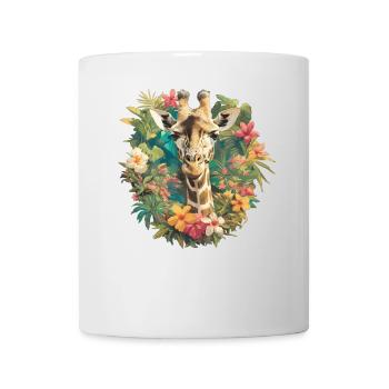 Giraffen Giraffe - Tasse - Weiß - Vorne