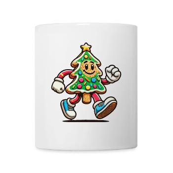 Merry Christmas Cookie Tree Figurine - Mug - white - Front