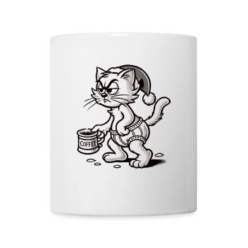 Amateur de café de Noël - Mug blanc - blanc - Devant