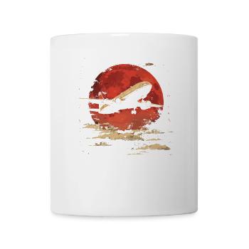 Flugzeug Vaporwave - Tasse - Weiß - Vorne