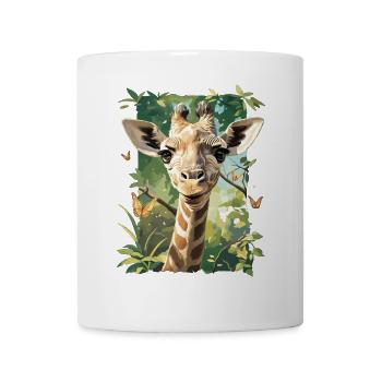 Giraffen Giraffe - Tasse - Weiß - Vorne