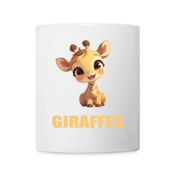 Giraffen Giraffe - Tasse - Weiß - Vorne