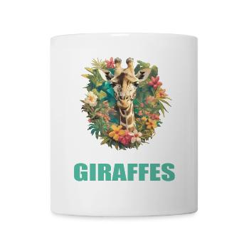 Giraffen Giraffe - Tasse - Weiß - Vorne