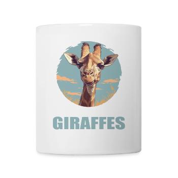 Giraffen Giraffe - Tasse - Weiß - Vorne
