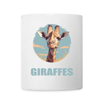 Giraffen Giraffe - Tasse - Weiß - Vorne