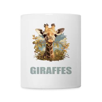 Giraffen Giraffe - Tasse - Weiß - Vorne