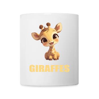 Giraffen Giraffe - Tasse - Weiß - Vorne