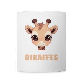 Giraffen Giraffe - Tasse - Weiß - Vorne