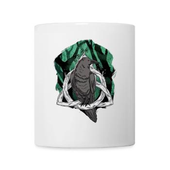Forest Raven Raven Crow Crow Mystical Bird - Mug - white - Front