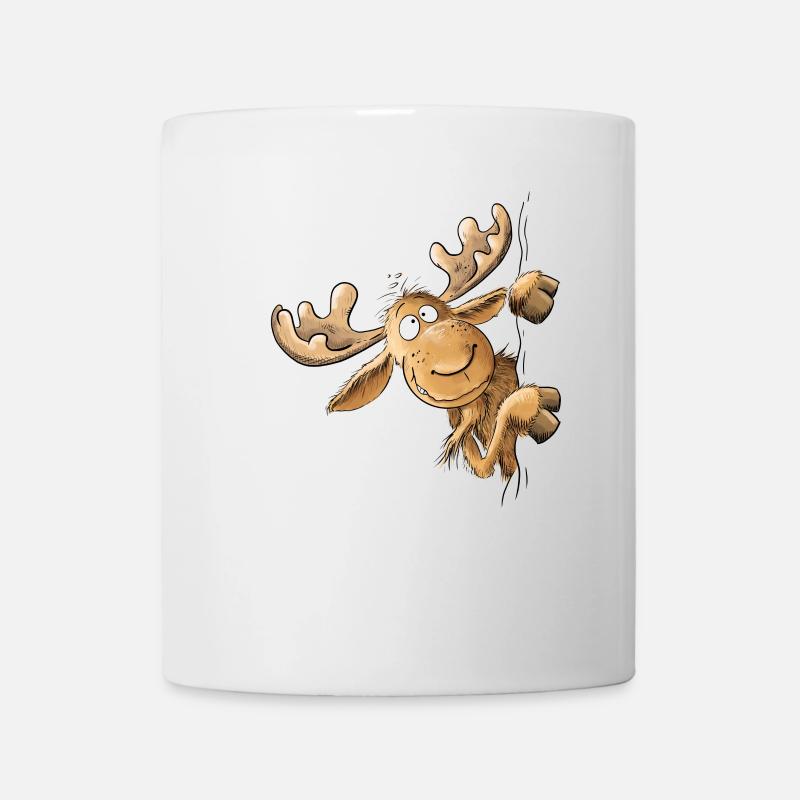 Droll Orignal Motif Animal Scandinavie Orignal - Mug blanc - blanc