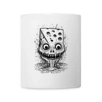 Humorvoller Käse-Schreck Raclette Party Shirt - Tasse - Weiß - Vorne