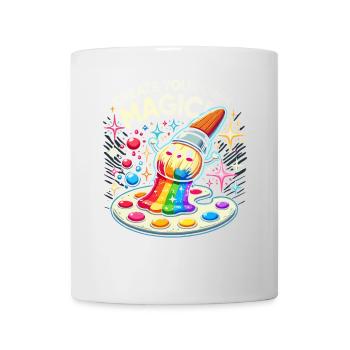 Erschaffen Sie Ihre eigene Magie - Tasse - Weiß - Vorne