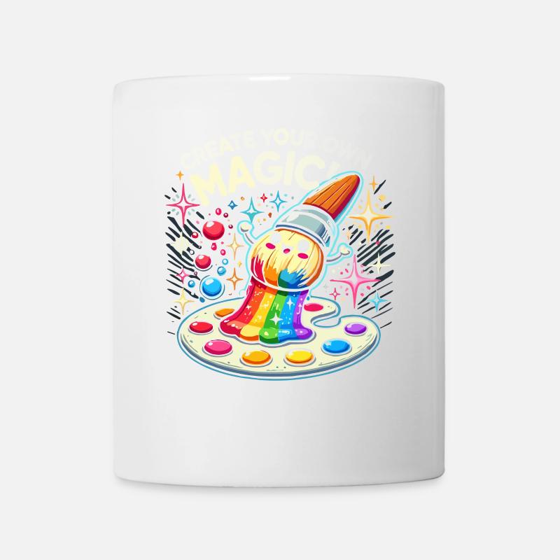 Erschaffen Sie Ihre eigene Magie - Tasse - Weiß