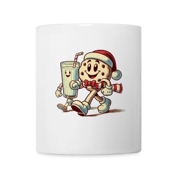 Merry Christmas with retro charm and vintage - Mug - white - Front