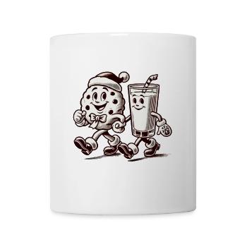 Merry Christmas with vintage mascot - Mug - white - Front