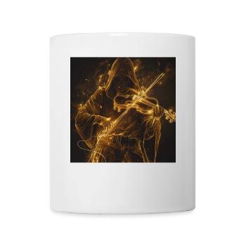 Violine - Tasse - Weiß - Vorne