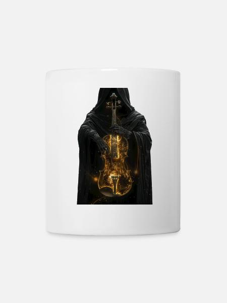 Violine - Tasse - Weiß