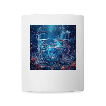 Schlagzeug - Tasse - Weiß - Vorne