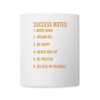 success notes - Mug - white - Front