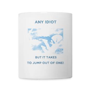 Skydive Freefly Fallschirmspringer Shirt Skydiving - Mug - white - Front