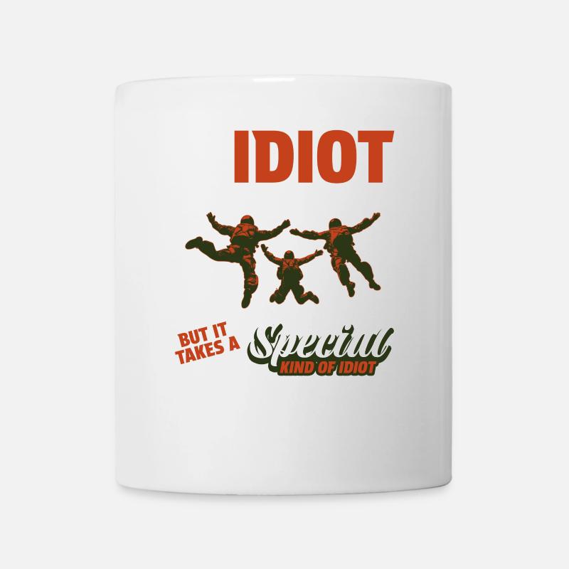 Maillot Skydive Freefly Fallschirmspringer Parachutisme - Mug blanc - blanc