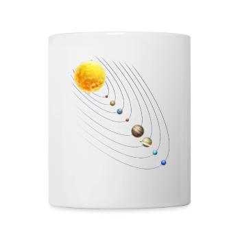 Planètes Science Physique Univers Soleil - Mug blanc - blanc - Devant