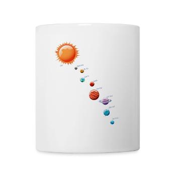Planètes Science Physique Univers Soleil - Mug blanc - blanc - Devant