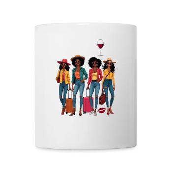 Oh Sip C’est un voyage entre filles - Mug blanc - blanc - Devant
