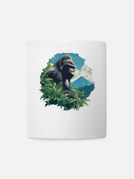 Gorillas Gorilla - Tasse - Weiß