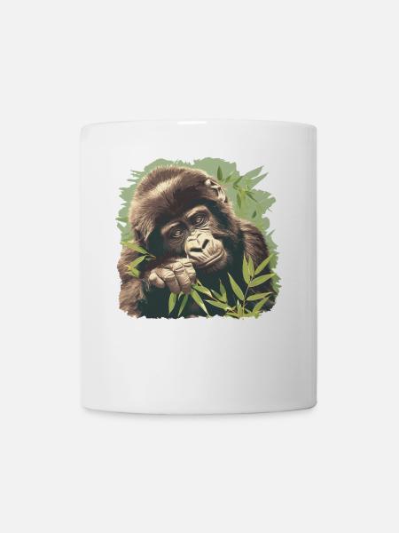 Gorillas Gorilla - Tasse - Weiß
