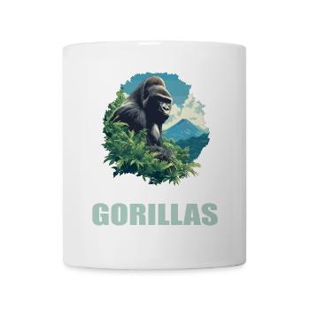 Gorillas Gorilla - Mug - white - Front