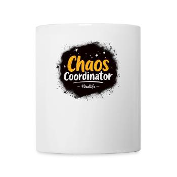 Coordinateur du chaos #DadLife drôle de papa disant - Mug blanc - blanc - Devant