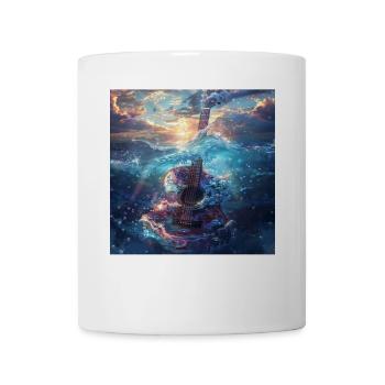 Gitarre - Tasse - Weiß - Vorne