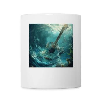 Gitarre - Tasse - Weiß - Vorne