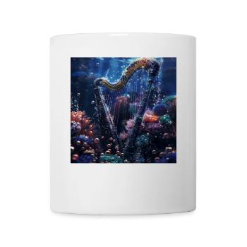 Harfe - Tasse - Weiß - Vorne
