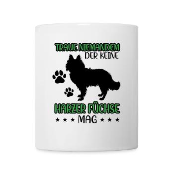 Harz fox do not trust Old German Herding Dog - Mug - white - Front