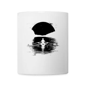 Rudern - Tasse - Weiß - Vorne
