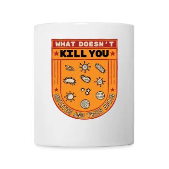 lustiger Spruch. Viren Wisschenschaft Forschung - Tasse - Weiß - Vorne