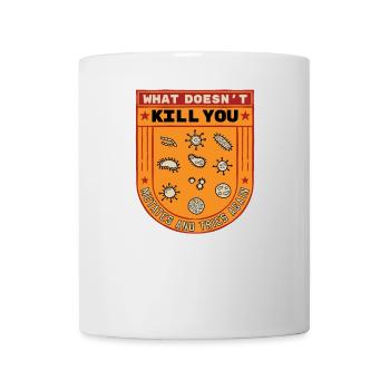 lustiger Spruch. Viren Wisschenschaft Forschung - Tasse - Weiß - Vorne