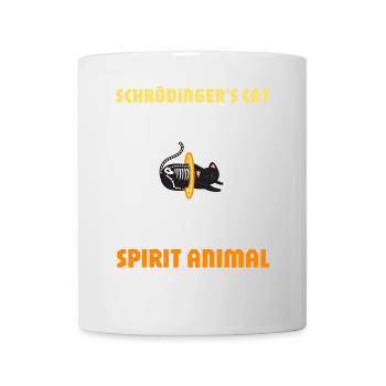 Physique Quantum Nerd Dead + Alive Schrödingers - Mug blanc - blanc - Devant