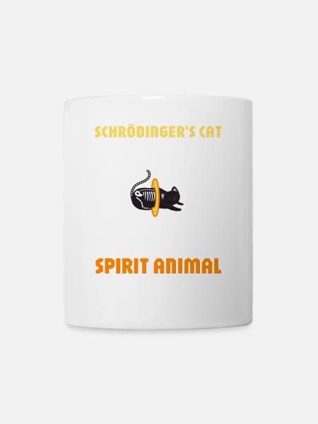Schrödinger's Cat: Grappige wetenschap - Mok - wit