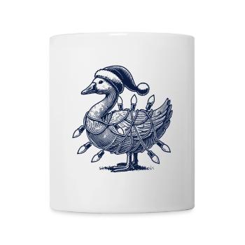 Noël drôle oie maladroite - Mug blanc - blanc - Devant