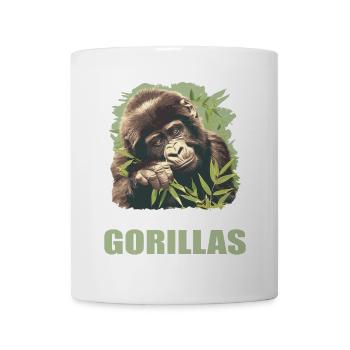 Gorillas Gorilla - Tasse - Weiß - Vorne