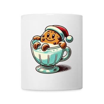 Merry Biscuit Christmas Retro Vintage Style - Mug - white - Front