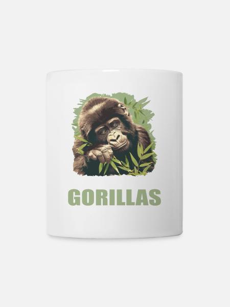 Gorillas Gorilla - Tasse - Weiß